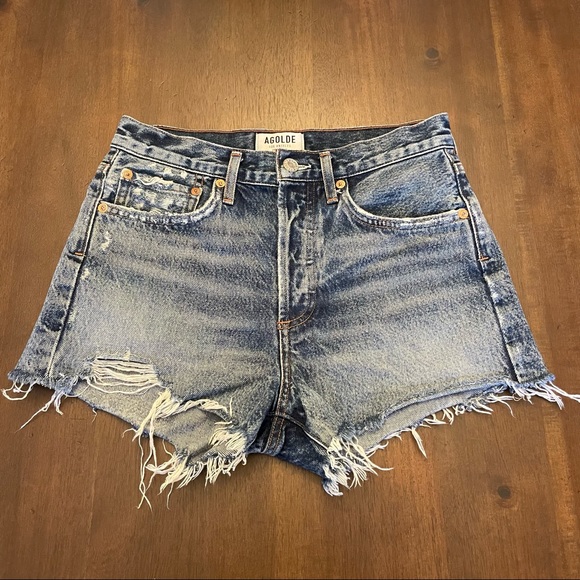 Agolde Pants - AGOLDE Parker denim shorts size 24